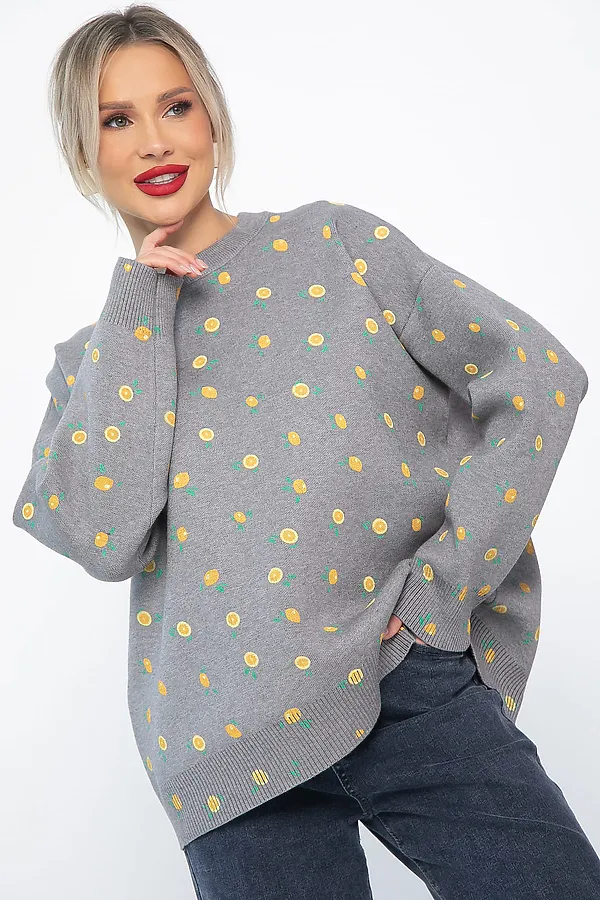 Свитер LADY TAIGA, серый - фото 1