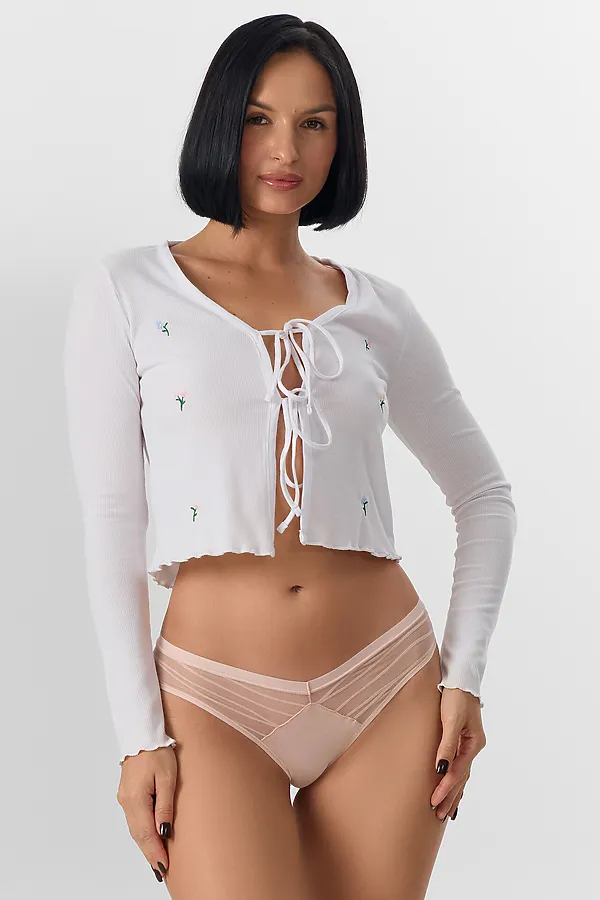 Трусы MARK FORMELLE, полоска на бежевом - фото 1