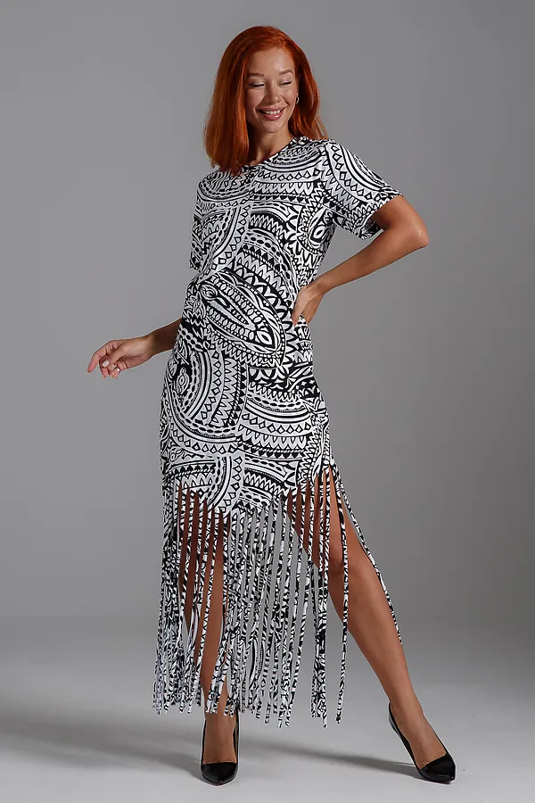 Платье 7480/1 НАТАЛИ, орнамент - фото 1