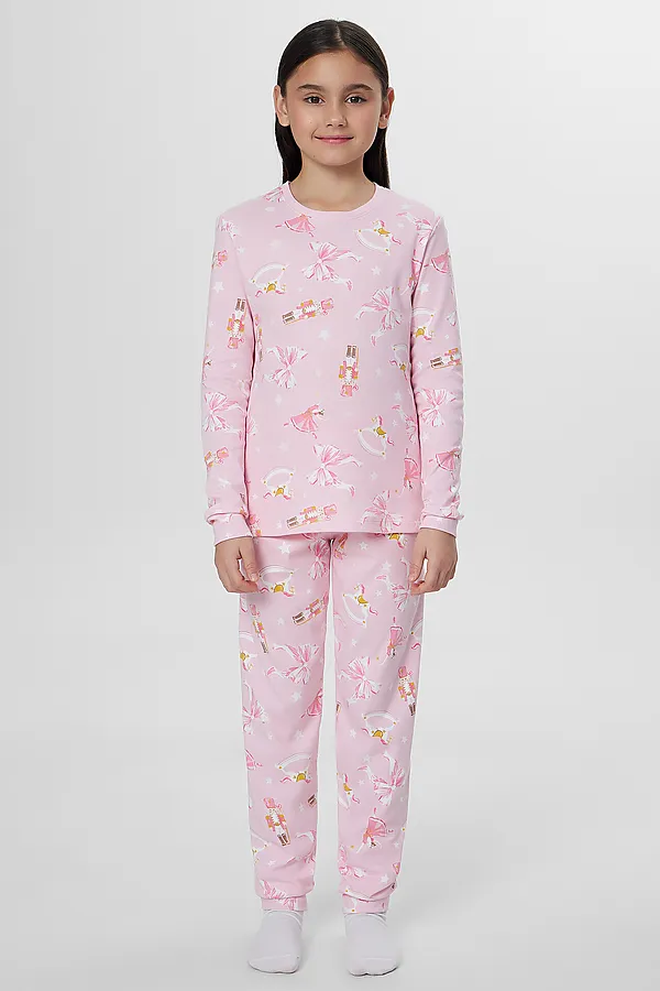 Пижама MARK FORMELLE, нг бантики на розовой сказке - фото 1