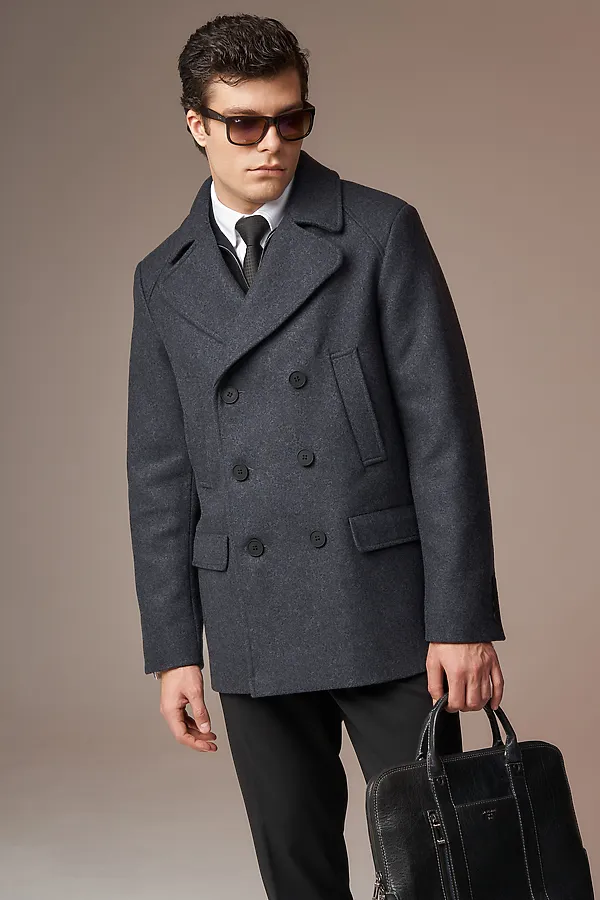 Пальто HOOPS, темно-серый - фото 1