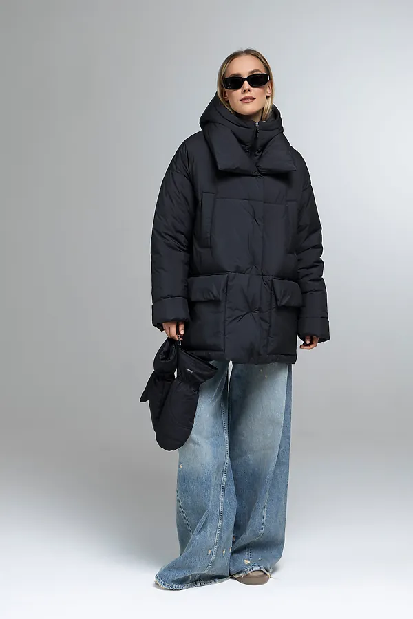 Пуховик HOOPS, черный - фото 1