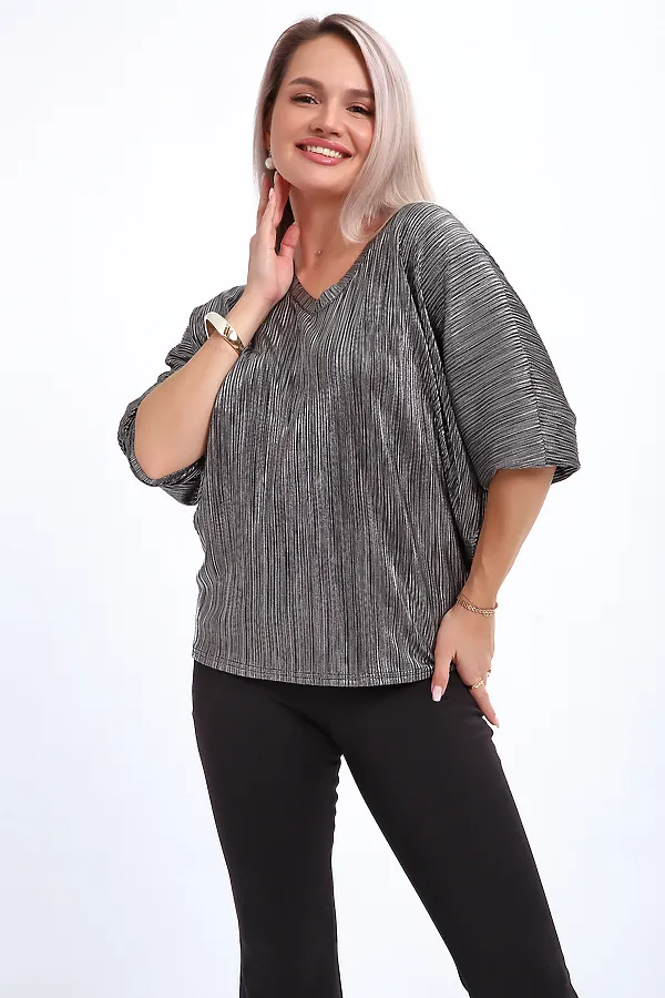 Блузка 32740 НАТАЛИ, черный - фото 1