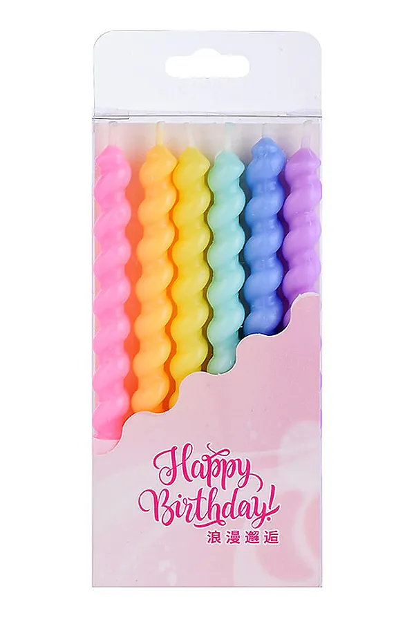 Набор свечей "С днем рождения" URAL TOYS, в ассортименте - фото 1