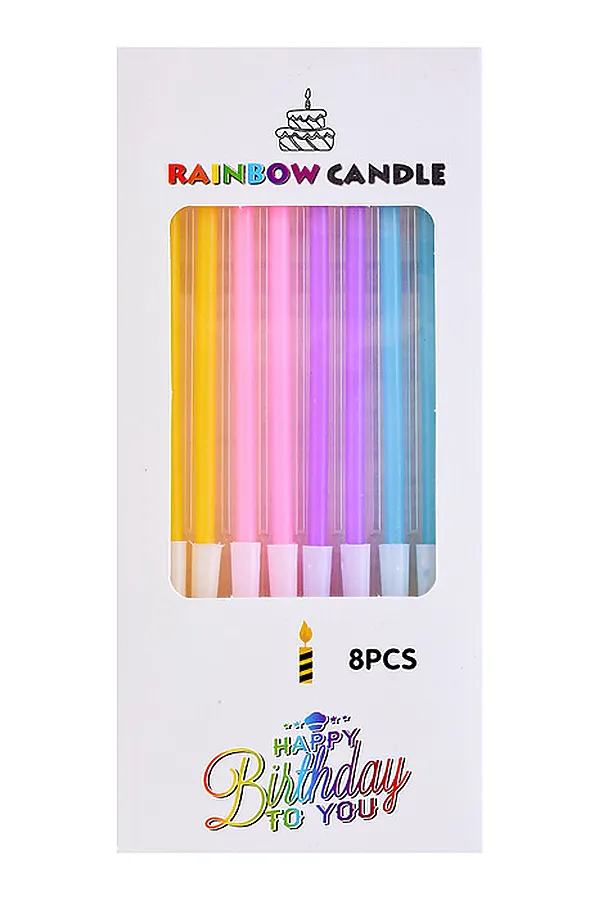 Набор свечей "Блеск праздника" URAL TOYS, в ассортименте - фото 1