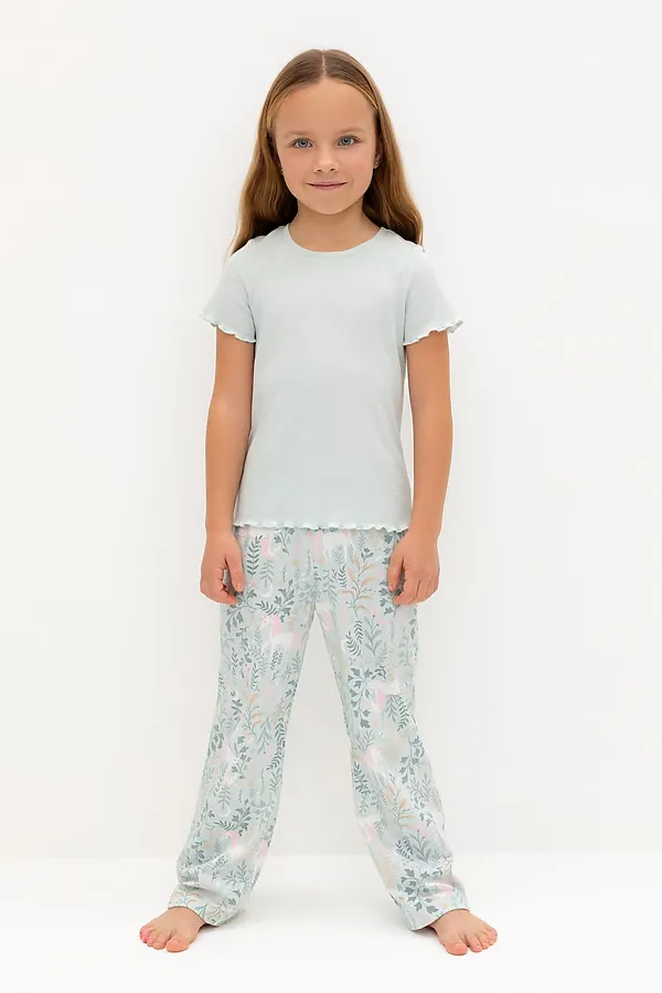 Пижама CROCKID, серое небо,лесная тайна - фото 1