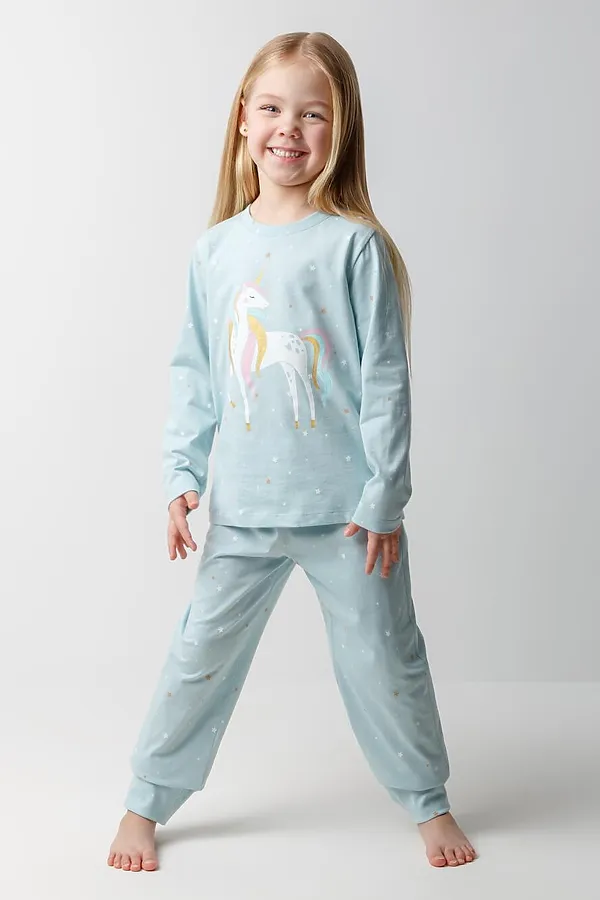 Пижама CROCKID, зимнее небо,звездочки - фото 1