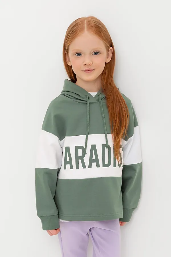 Худи CROCKID, зеленый мох - фото 1