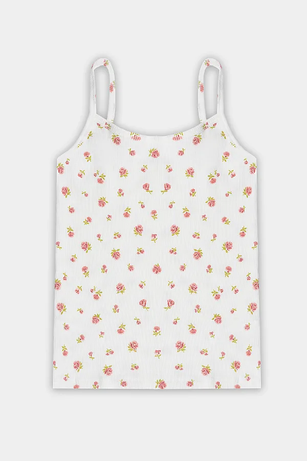 Майка MARK FORMELLE, цветы на св.молочном - фото 1