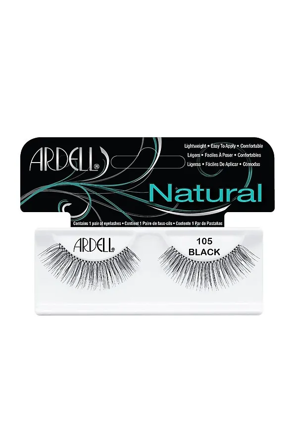 Ardell Накладные ресницы / Natural 105 KRISTALLER, чёрный - фото 1
