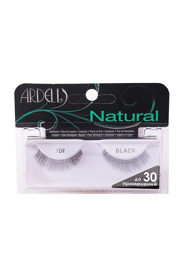 Ardell Накладные ресницы / Natural 109 KRISTALLER, чёрный - фото 1