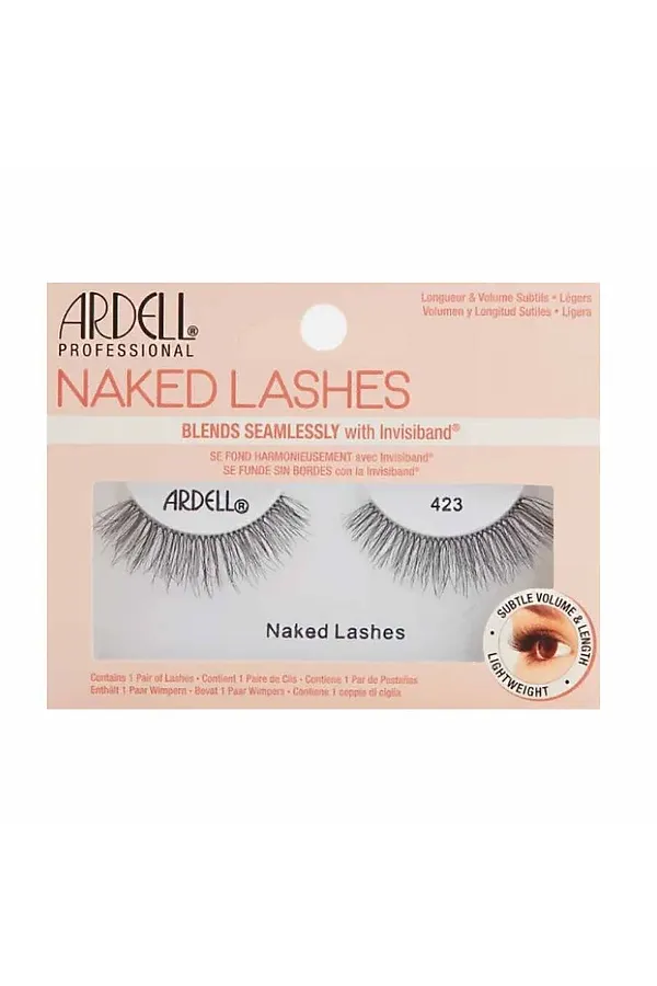 Ardell Накладные ресницы / Naked Lashes 423, черный KRISTALLER, чёрный - фото 1
