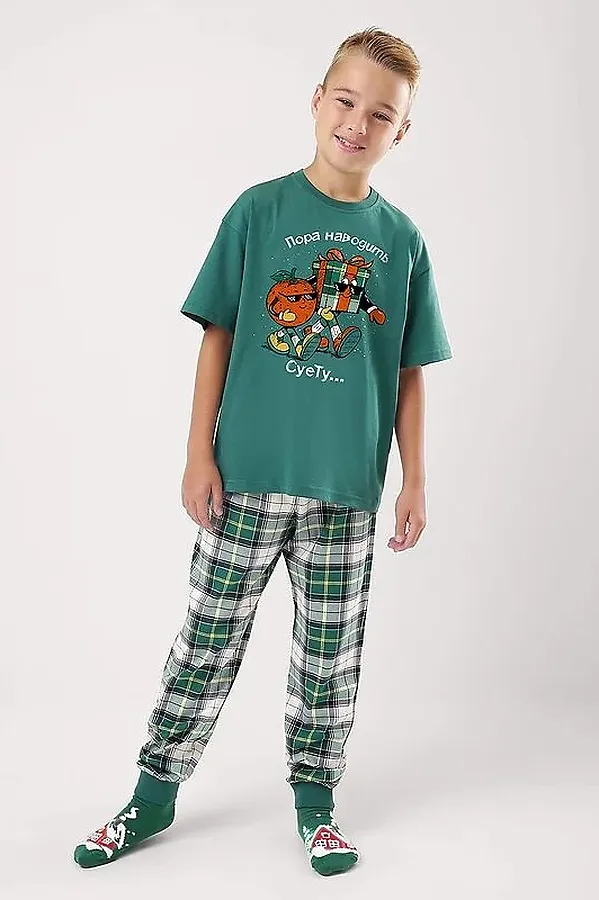 Пижама CLEVER, т.зелёный - фото 1