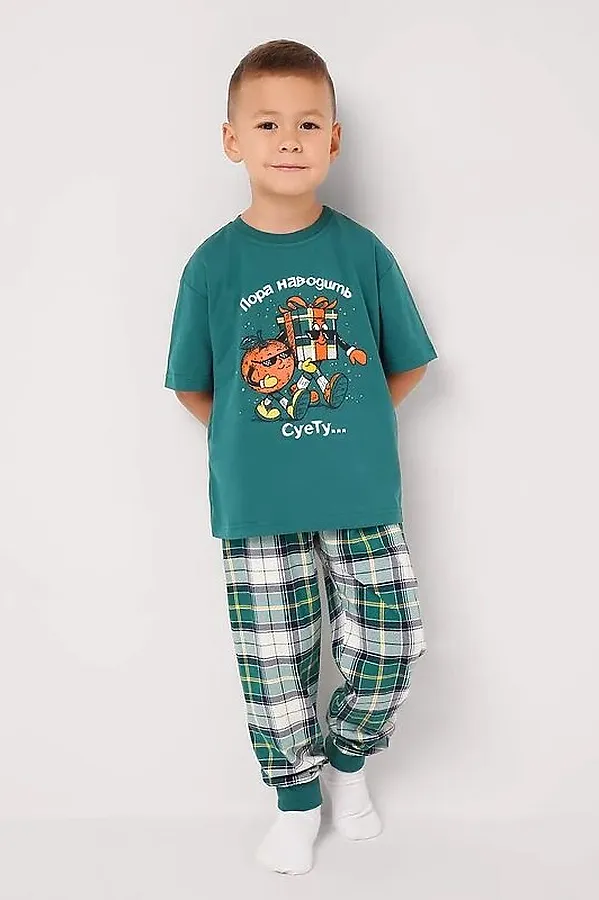 Пижама CLEVER, т.зелёный - фото 1