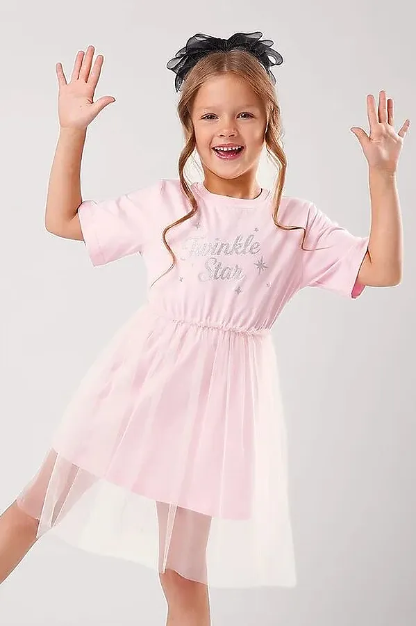 Платье CLEVER, св.розовый - фото 1