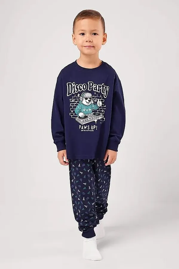 Пижама CLEVER, джинсовый - фото 1