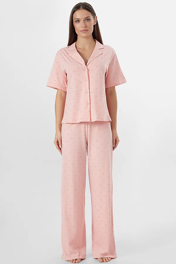 Пижама MARK FORMELLE, розовый горошек1 - фото 1