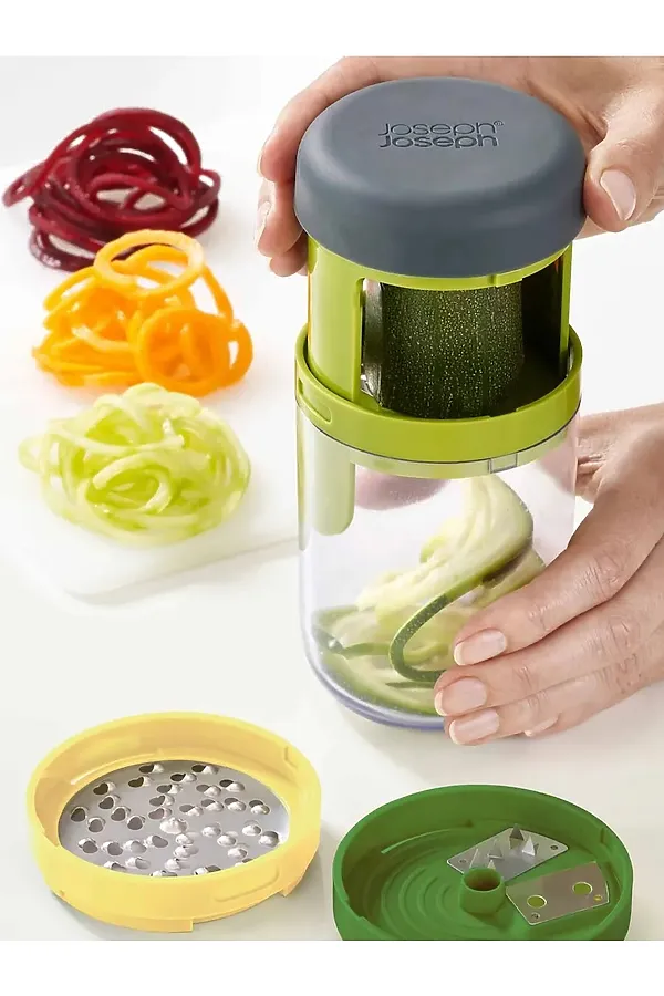 61208 Овощерезка спиральная НАТАЛИ, в ассортименте - фото 1