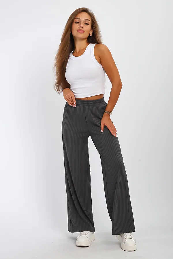 Брюки 26011К НАТАЛИ, антрацит - фото 1