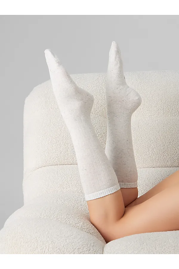 Носки MARK FORMELLE, молочный меланж - фото 1