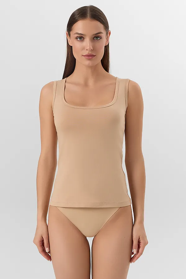 Майка MARK FORMELLE, обжаренный миндаль - фото 1