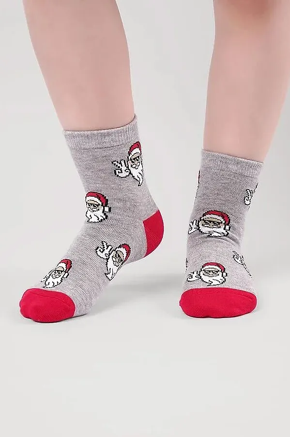 Носки CLEVER, меланж серый - фото 1