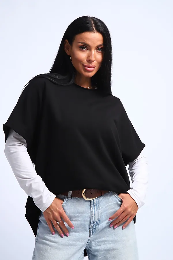 Жилет 270 НАТАЛИ, черный - фото 1