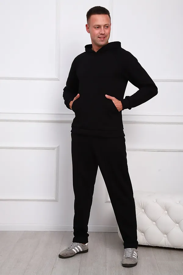 Костюм с брюками 1088 НАТАЛИ, черный - фото 1