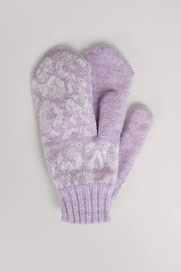 Варежки CLEVER, св.сиреневый/молочный - фото 1
