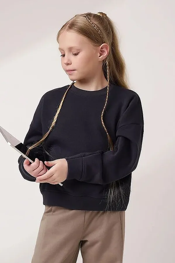 Джемпер CLEVER, т.серый - фото 1