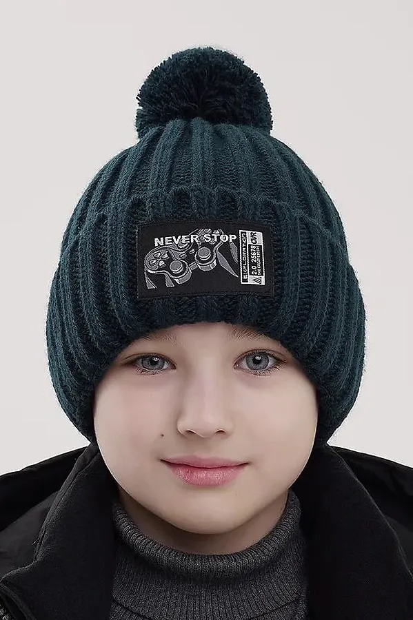 Шапка CLEVER, т.зелёный - фото 1