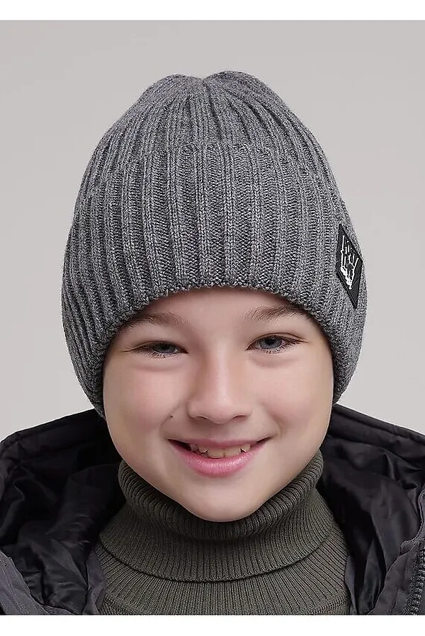 Шапка CLEVER, меланж серый - фото 1