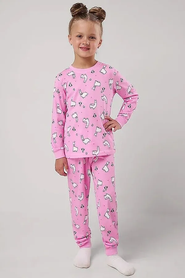 Пижама CLEVER, св.розовый/молочный - фото 1