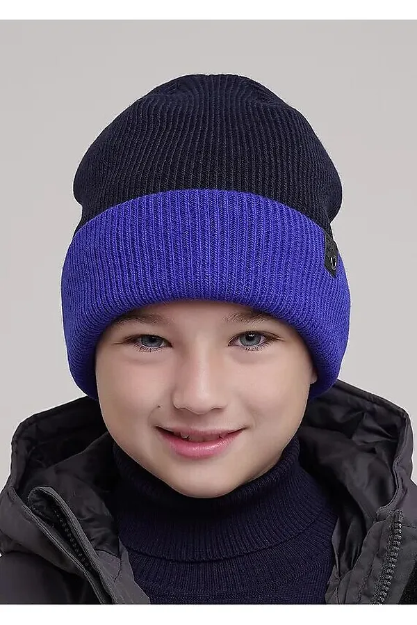Шапка CLEVER, т.синий/синий - фото 1