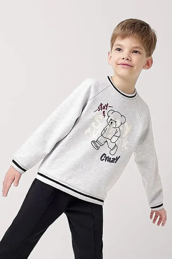 Джемпер CLEVER, меланж св.серый - фото 1