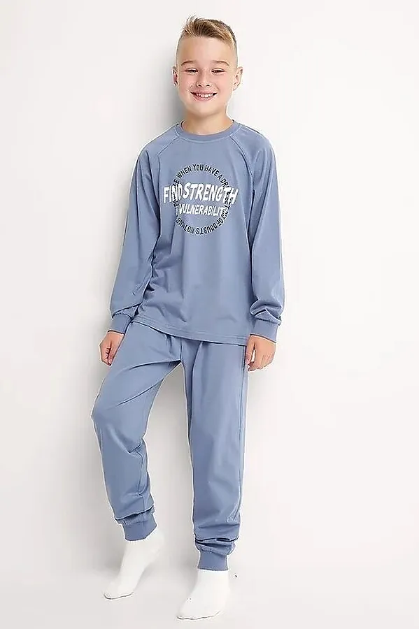 Пижама CLEVER, джинсовый - фото 1