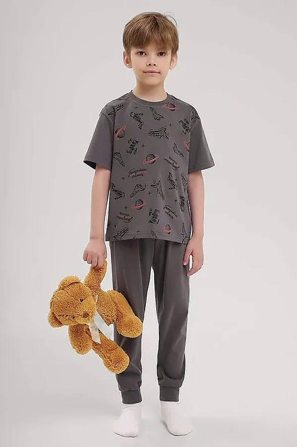 Пижама CLEVER, т.серый - фото 1