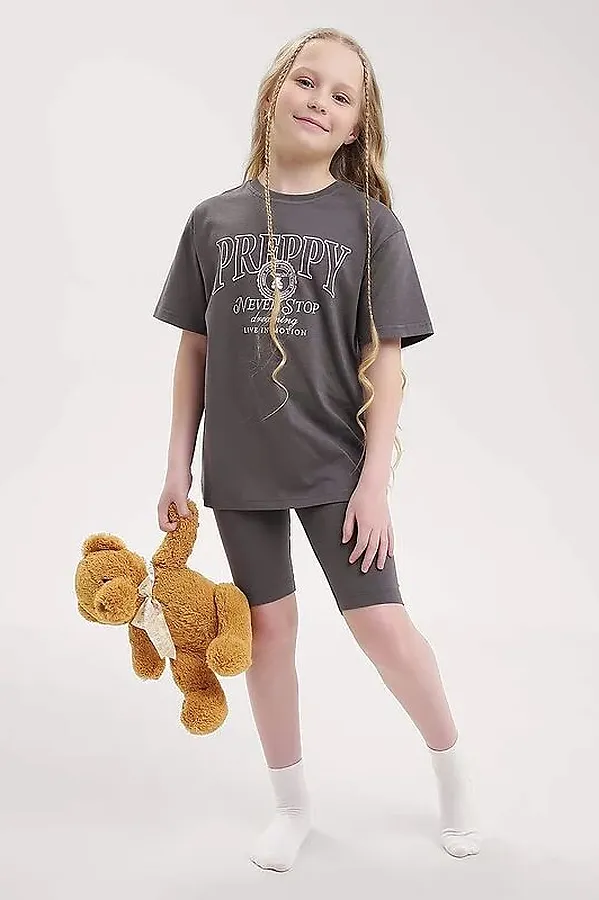 Пижама CLEVER, т.серый - фото 1