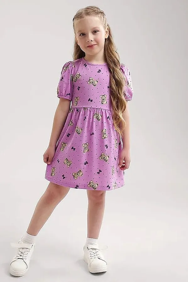 Платье CLEVER, т.розовый/чёрный - фото 1