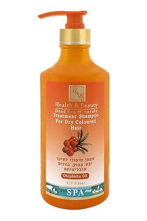 Health & Beauty Шампунь с добавлением масла облепихи для ухода за окрашенными и сухими волосами, 780 мл KRISTALLER, облепиха - фото 1