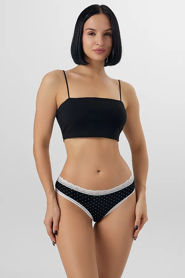 Трусы MARK FORMELLE, горошек на черном - фото 1