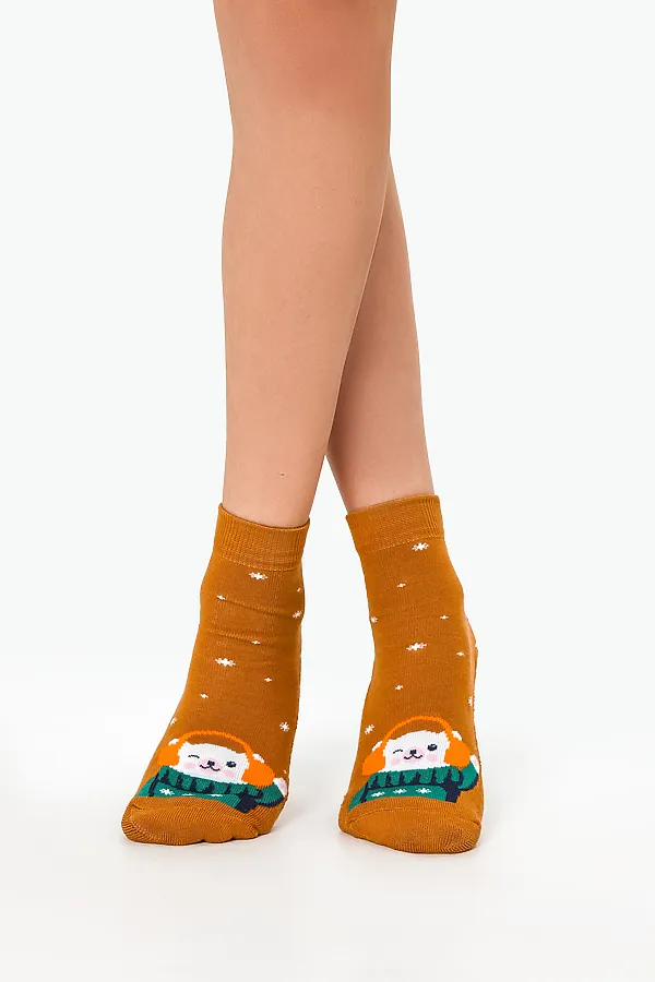 Носки MARK FORMELLE, кэмел - фото 1