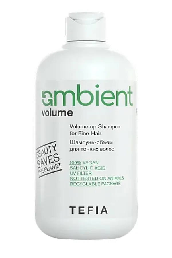 TEFIA Ambient Шампунь-объем для тонких волос, 250 мл KRISTALLER, белый - фото 1