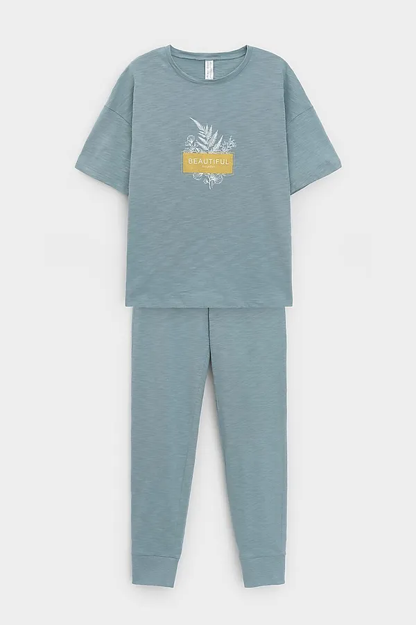 Пижама VERY NEAT, пыльно-голубой - фото 1