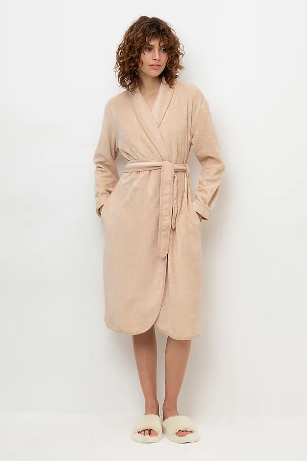 Халат VERY NEAT, нюдовый беж - фото 1