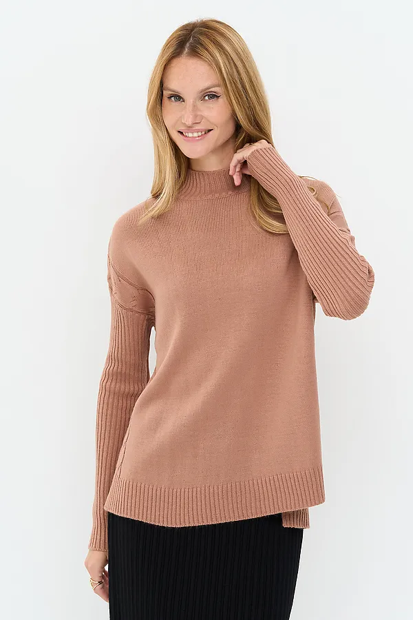 Джемпер VAY, кофейный мусс - фото 1