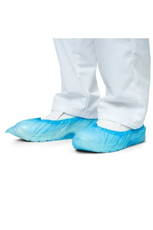 Kristaller Бахилы «ПРОЧНЫЕ», 40 микрон, 100 шт., 50 пар KRISTALLER, голубой - фото 1