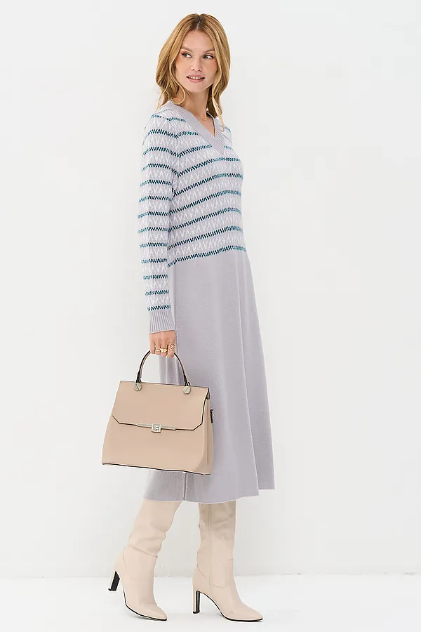 Платье NEWVAY, туман/перламутр/изумруд/белый - фото 1