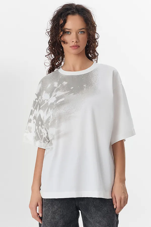 Футболка MARK FORMELLE, белый +печать9 - фото 1