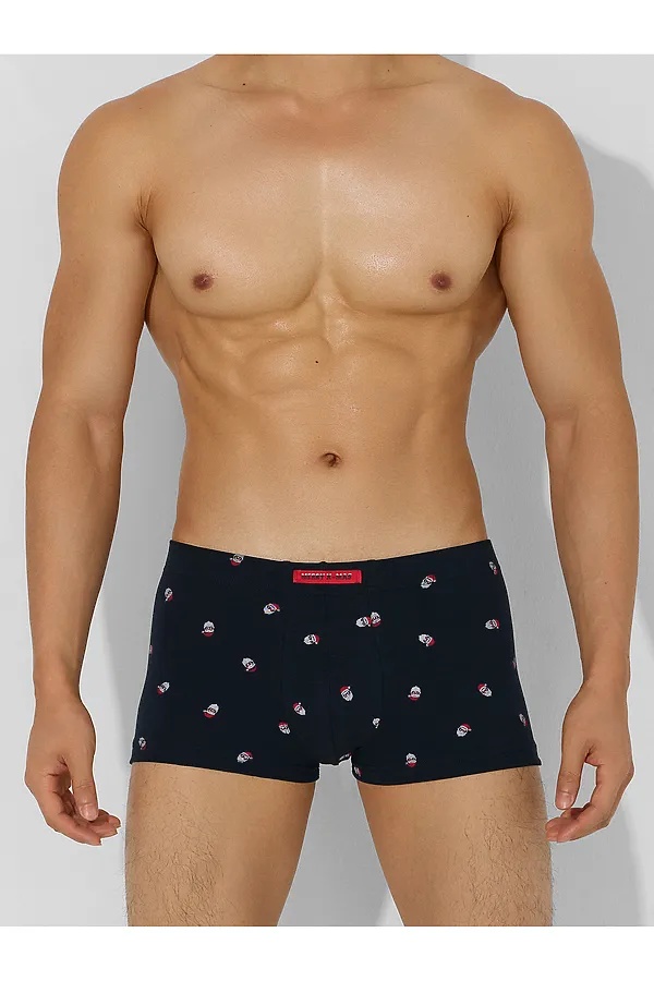Трусы MARK FORMELLE, мелкая набивка на черном - фото 1